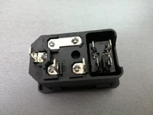 Fuse Connector-Plug Rocker-Switch Power-Socket Inlet Black Iec320 C14 Blue Green 