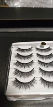 HBZGTLAD 2-20 pares 3D de visón pestañas falsas hecho a mano Wispy largo esponjosa pestañas falsas de ojos Natural extensión Kit de maquillaje Cilios
