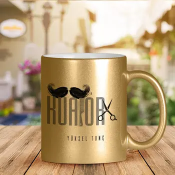 

Personalized Professional Hairdressing Gilded Mug Cup-1