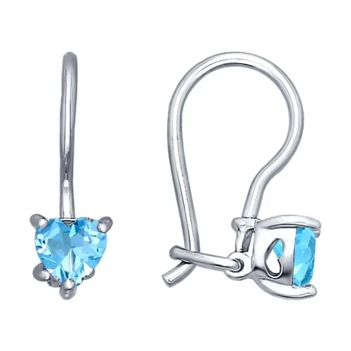 Серебряные серьги с фианитами арт. 94020586 |
