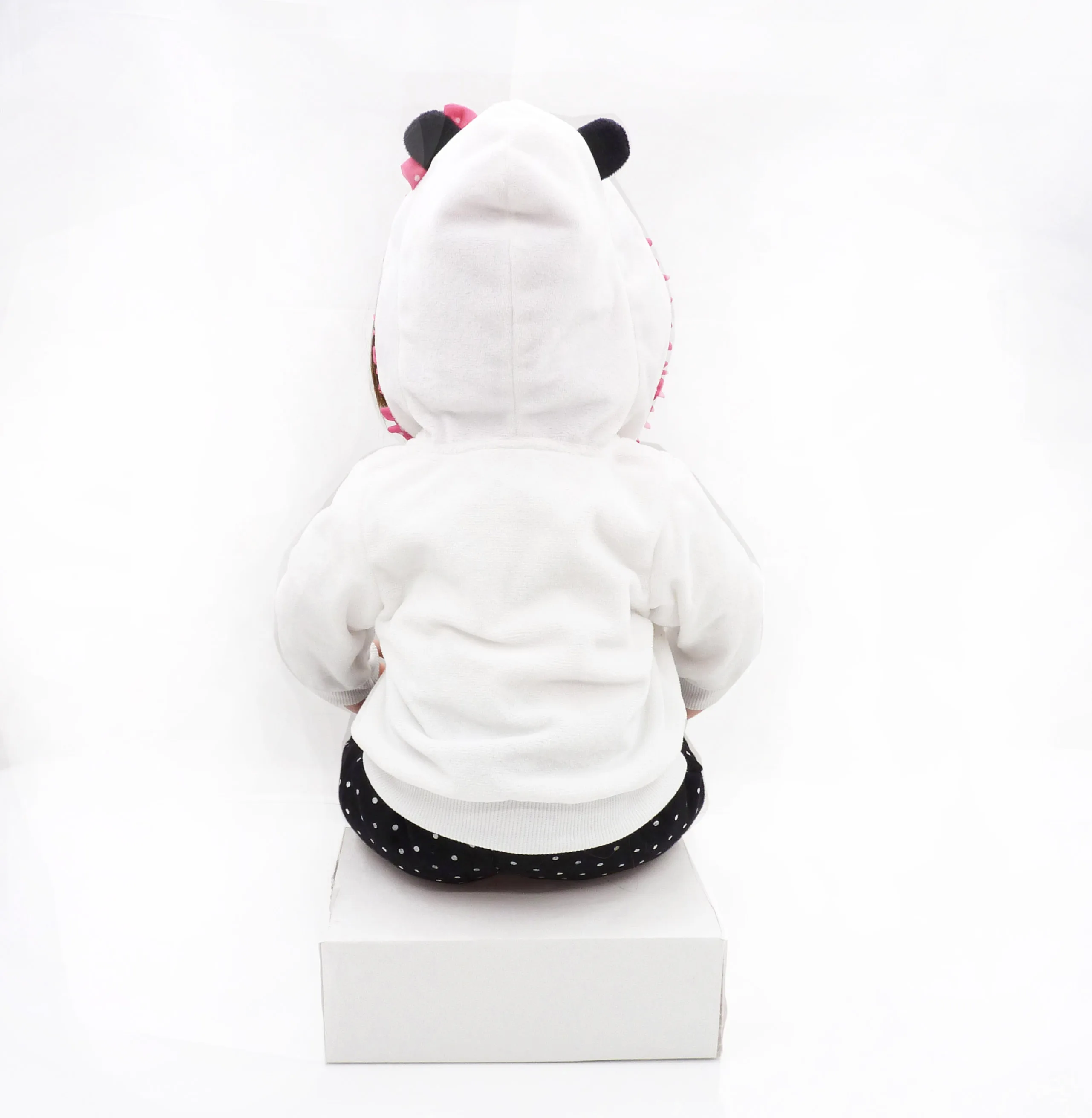 47 см/58 см кукла милая панда костюм Реалистичная для малышей и новорожденных кукла, чтобы дать детям лучший подарок на день рождения Рождество сюрприз