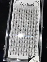 Pestañas postizas individuales de 8 a 17mm, rizados C D, rusas prefabricadas, extensiones de volumen injerto rápido, 3D/5D/10D/20D