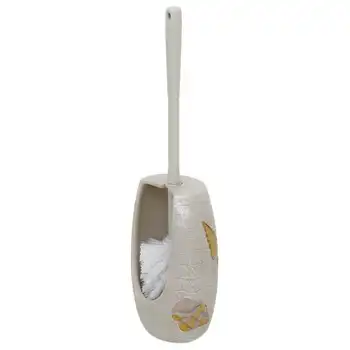 

Toilet bowl for outdoor raindrops "shells", polyresin, beige color