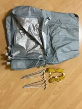 Sunshade Tent Awning Tarp Light-Weight Silicone-Coated Nylon Ultra-Light Aricxi 15d Portable