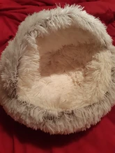 Cat-Nest Basket Kennel Semi-Enclosed Cats Bed Plush-Bed Round Comfort Soft Deep-Sleep