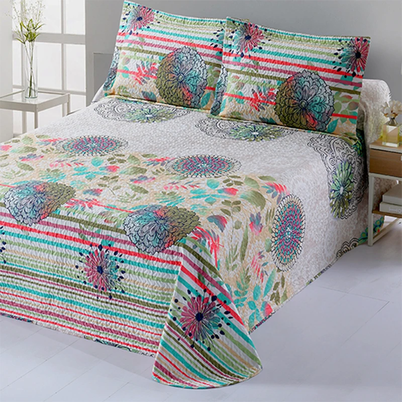 NOVOTEXTIL Colchas para cama 90, 105, 135, 150. Colcha bouti estampada
