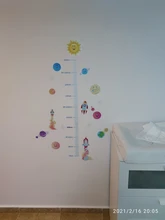 DICOR Cartoon Height Measure Wall Sticker for Kids Rooms Growth Chart Nursery Room Decor