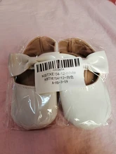 Zapatos de piel sintética para niñas recién nacidas, lazo grande de princesa, primeros pasos, suela blanda, antideslizante, zapatos de fiesta de boda