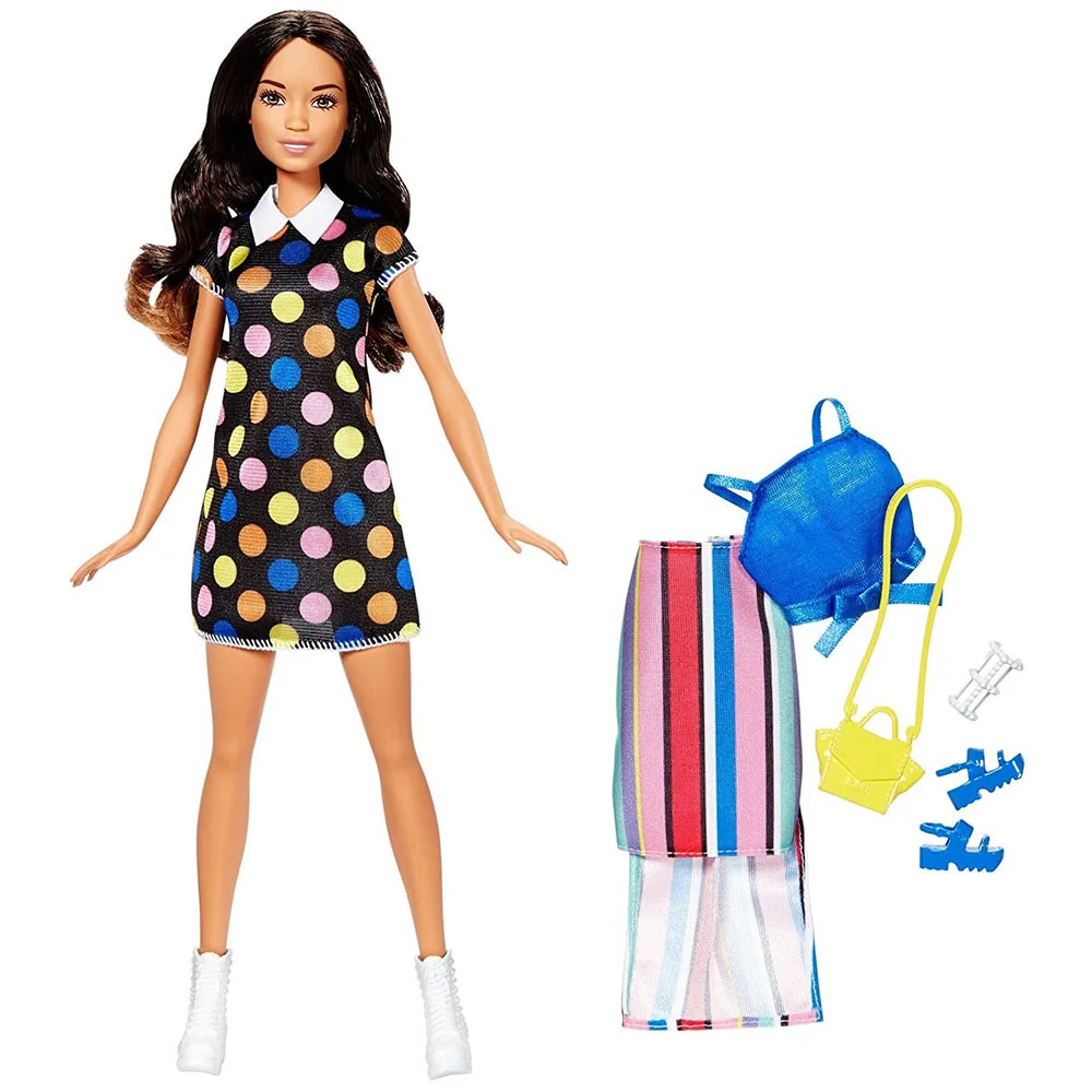 Кукла Barbie Мода Брюнетка - Цвет: Многоцветный