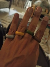 WBL-anillos de silicona hipoalergénicos para hombre, bandas de goma flexibles para boda, grado alimenticio FDA, 7-14 tamaños, 8mm, nuevo