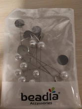 10 piezas de oro Chapado en plata imitación Aleación de perlas cobre largo broche Pin para bricolaje broches solapa vestido piezas de joyería Accesorios