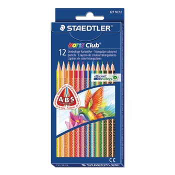 

Set of colored pencils Staedtler Noris, three-sided, 12 colors, car