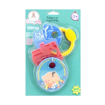 

ebebek Birlik Oyuncak Printed Gel Baby Teether Set with Rattle