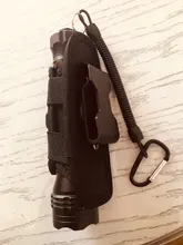 Funda táctica giratoria para linterna de 360 grados, funda para cinturón, funda para linterna, accesorios de iluminación de caza, Kits de supervivencia