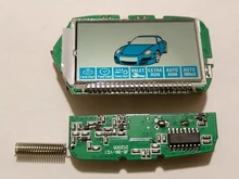Llavero para mando a distancia B9 LCD, arranque de motor para vehículo ruso, alarma de seguridad de coche, sistema Twage Starline B9, llavero Fob KGB FX-7 FX7