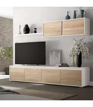 

Furniture lounge Alida Oak canadian and white artik.