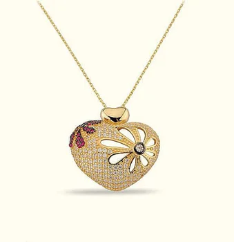 

Heart Gold Necklace 02-360-K0685C