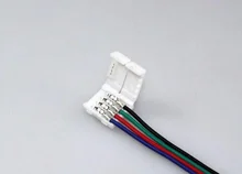 2/3/4/5pin Cable conector para LED de alambre eléctrico 22AWG 20AWG 18AWG de 5/10/20/50/100m Cable eléctrico para 3528 2835 RGB tira LED