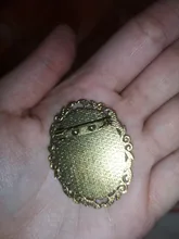 Nueva moda 5 uds 30x40mm tamaño Interior antiguo bronce dorado plata colores negros broche perforado estilo Base colgante