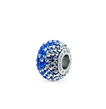 

Silver Charm Pendant with sunlight crystal sample 925