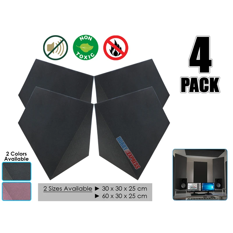 Угловая ловушка для басов Arrowzoom 23 6x11 8x9 8 дюйма (60x30x25 см) студийная