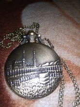 Completo Retro cazador de bronce collar informal cuarzo de los hombres reloj de bolsillo Castillo colgante de cobre regalo para los Fans de reloj de bolsillo reloj Masculino