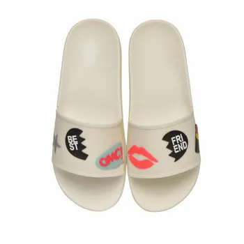 

FLO MAX * 01Z White Women 'S Slippers BUTIGO