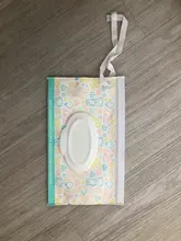 Bolso de mano y toallitas limpiadoras Estuche de transporte toallitas húmedas ecológicas, 30 estilos, bolsa de cosméticos, contenedor de toallitas con correa a presión fácil de llevar