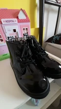 News zapatos, botas infantiles para talla para niños 21-37 botas Martin para niña cuero de PU impermeable invierno niños zapatos de nieve niñas botas