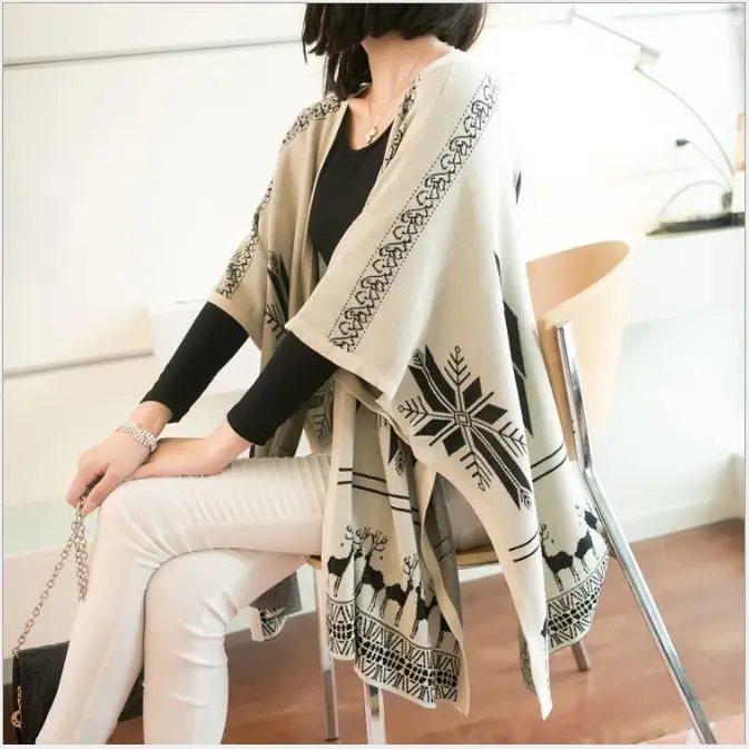 

Obrix Light Female Soft Sweet Loose Pretty Cardigan Office Lady Bohemian Authentic Assymetric Length Cardigan For Everyday