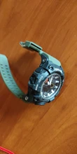 Reloj pulsera militar de hombre resistente al agua 50 m, reloj LED de cuarzo deportivo hombre, reloj deportivo para hombre 1545 S Shock