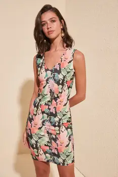

Trendyol Patterned Knit Dress TWOSS20EL1223
