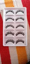 Pestañas postizas de visón Natural y grueso, extensiones de maquillaje, 5 pares
