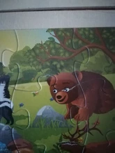 Rompecabezas de madera de 24 rebanadas para niños y adultos, juguetes educativos de madera para aprendizaje, juegos educativos de ensamblaje ambiental