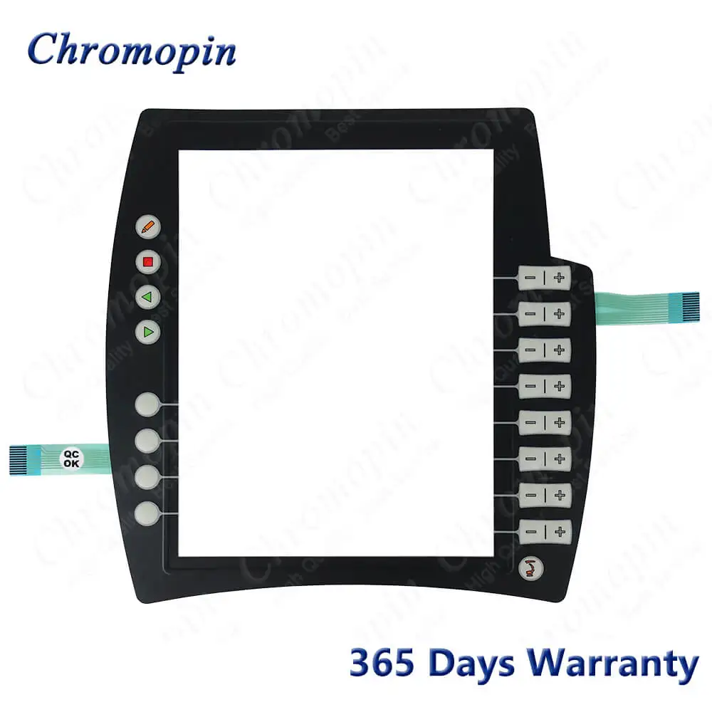 Digitador de Vidro do Painel da Tela de Toque para Smartpad Kuka Krc4 00216801 00168334 00-189002 Ensinar Pingente Mais Teclado de Membrana Painéis e LCDs p/ tablet - Imagem 3