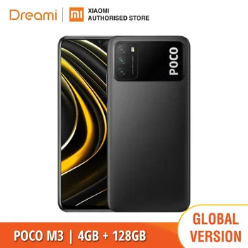 Перейти на Алиэкспресс и купить Глобальная версия POCO M3 4 Гб RAM 128 Гб ROM (абсолютно новый/запечатанный) poco, pocom3, телефон
