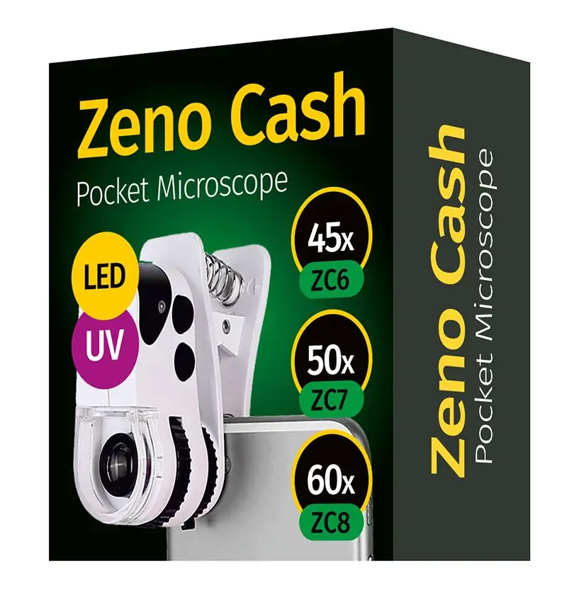 Микроскоп карманный для проверки денег Levenhuk Zeno Cash ZC7