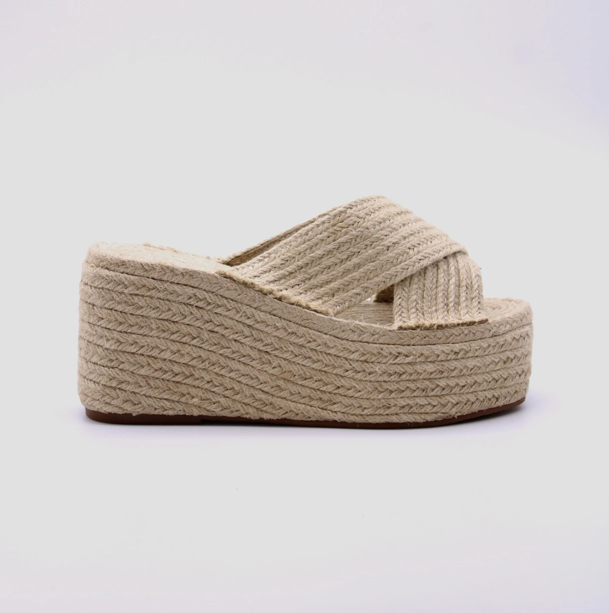 Soraia Shoes Platform Wedge Sandals - Height Demonstration