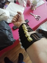 Estuche táctico militar para Rifle, 8 rondas, con culata, porta munición, calibre 12/20, funda para el brazo, caza, Mag