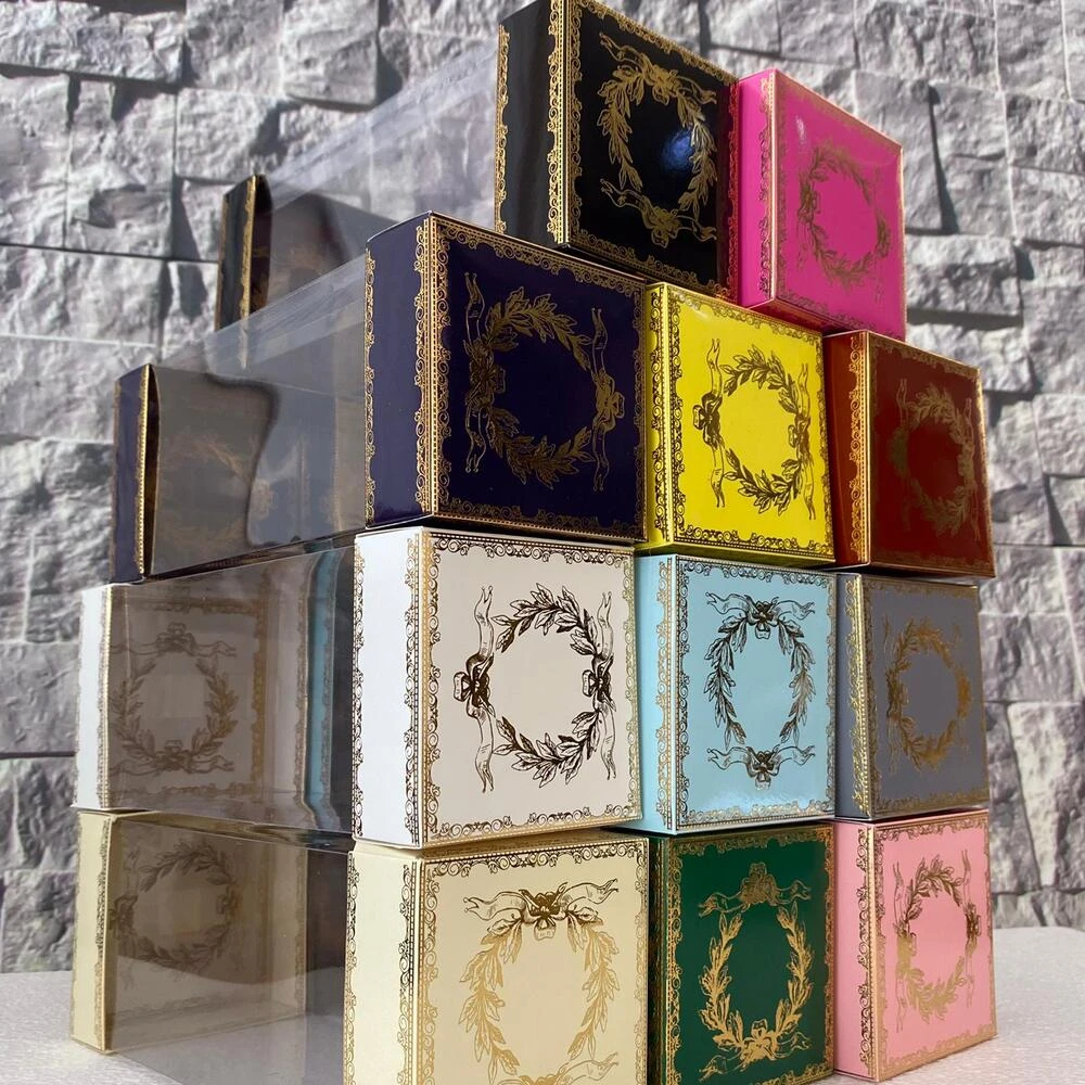 Juego de 10 piezas de caja de regalo de PVC transparente de acetato, tapa de plástico transparente de 8x8x16 para galletas, vestidos de novia, tapete de oración, Ideas de embalaje|Envoltorios