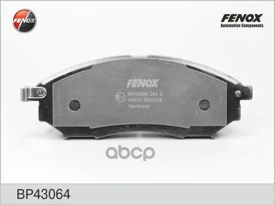 Bp43064_колодки Дисковые Передние! Nissan Murano/Navara/Pathfinder/Quasqai 2.5dci/3.5 4wd 05 Fenox Bp43064 FENOX арт. BP43064