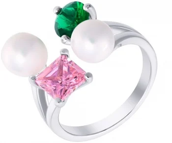 

Jay VI ring with pearls and cubic zirconia