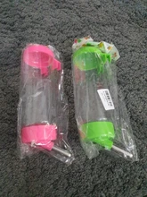 Botella bebedero de conejo para mascotas, dispensador automático de agua para perros y conejos, botella para colgar, 500 ML