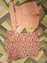 Ropa para niñas pequeñas, 2 uds., verano 2021, con estampado Floral, volantes, Bowknot, sin mangas, Tops + pantalones cortos de cintura alta