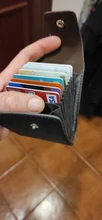 Cartera de cuero Unisex para negocios, tarjetero de identificación, carcasa para tarjetas, organizador de bolsillo, dinero, teléfono, monedas, moda de Año Nuevo, 2021
