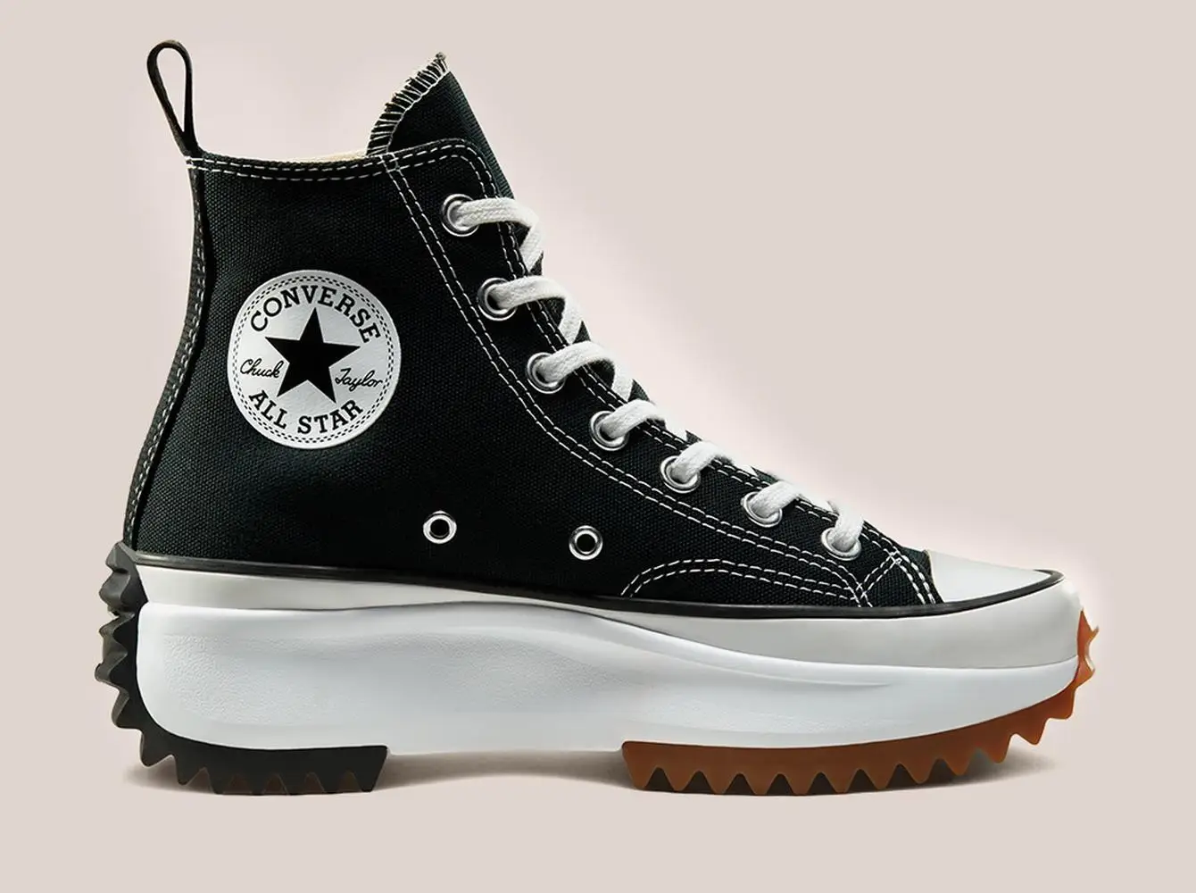 Оригинальные черные кроссовки Converse Run Star Hike Slow Hi унисекс на платформе 166800C - 001 |