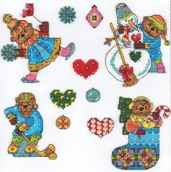 

Set for embroidery "Panna" ig-1613 "Christmas toys. bears" №34 ig-1613