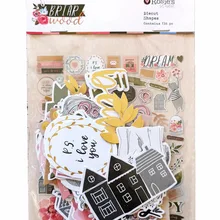 Paper Diecuts Embellishments Journal-Decorations Scrapbooking Foil-Design Printed Crzcrafter