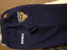 Pantalones vaqueros grandes con letras azules para niños, pantalón informal de cintura elástica, pantalones largos de tubo, 4-16T, Otoño, 2021