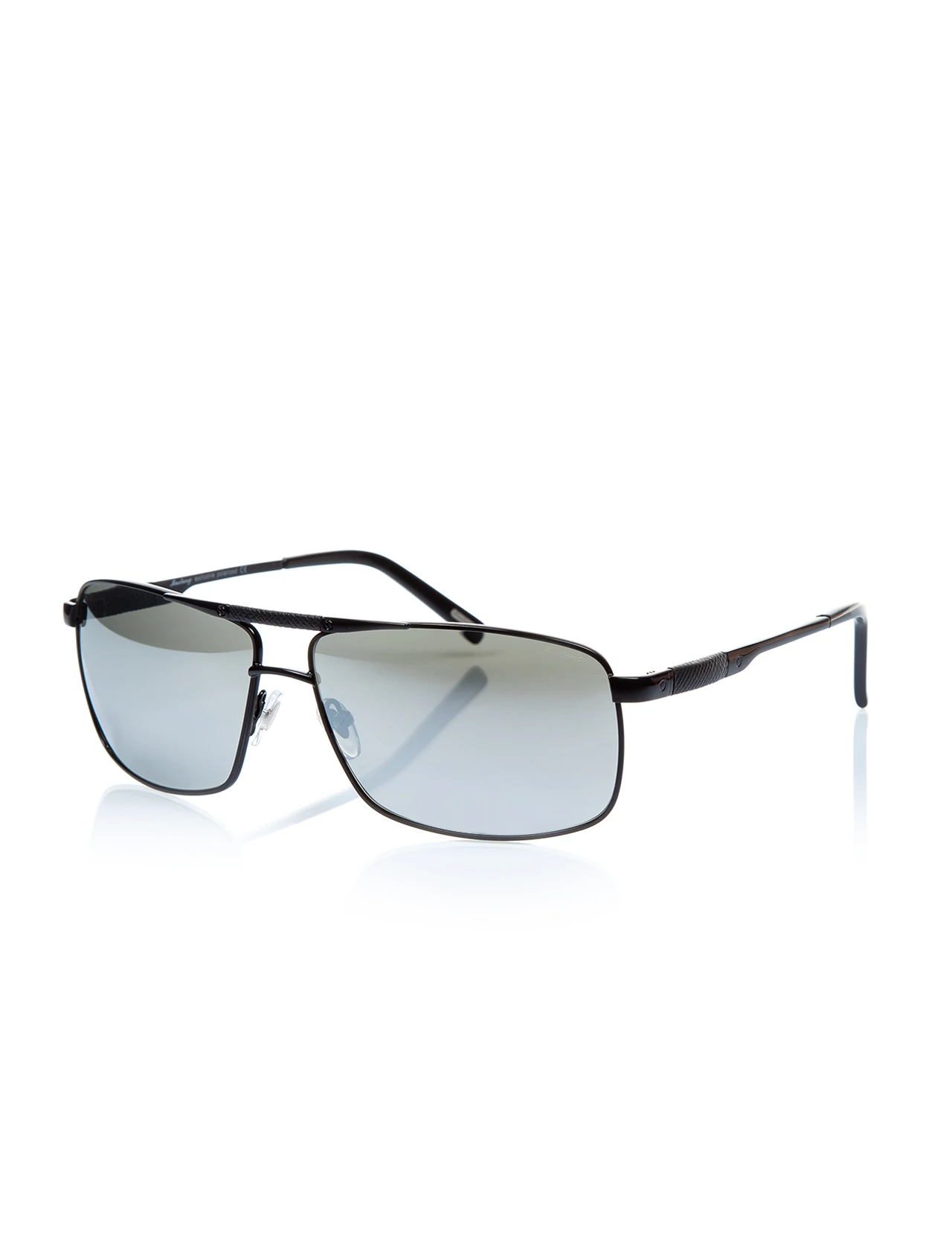 

Men's sunglasses mu 1824 03 metal black organic rectangle rectangular 64-14-140 mustang
